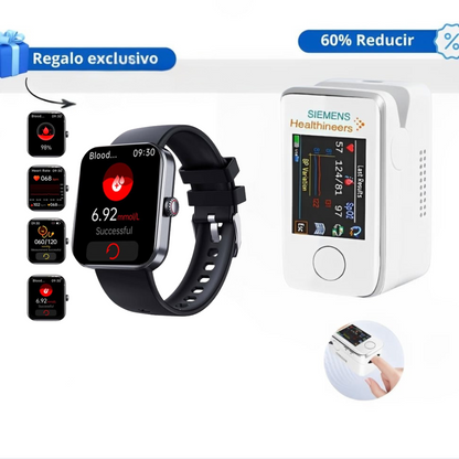 Glucometru multifuncțional + ceas de monitorizare – CUMPĂRĂ 1 ȘI PRIMEȘTE AL DOILEA GRATUIT